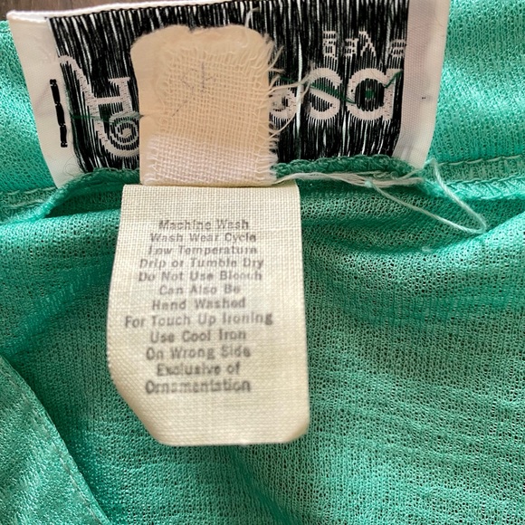 VINTAGE Green Dress - Picture 7 of 7